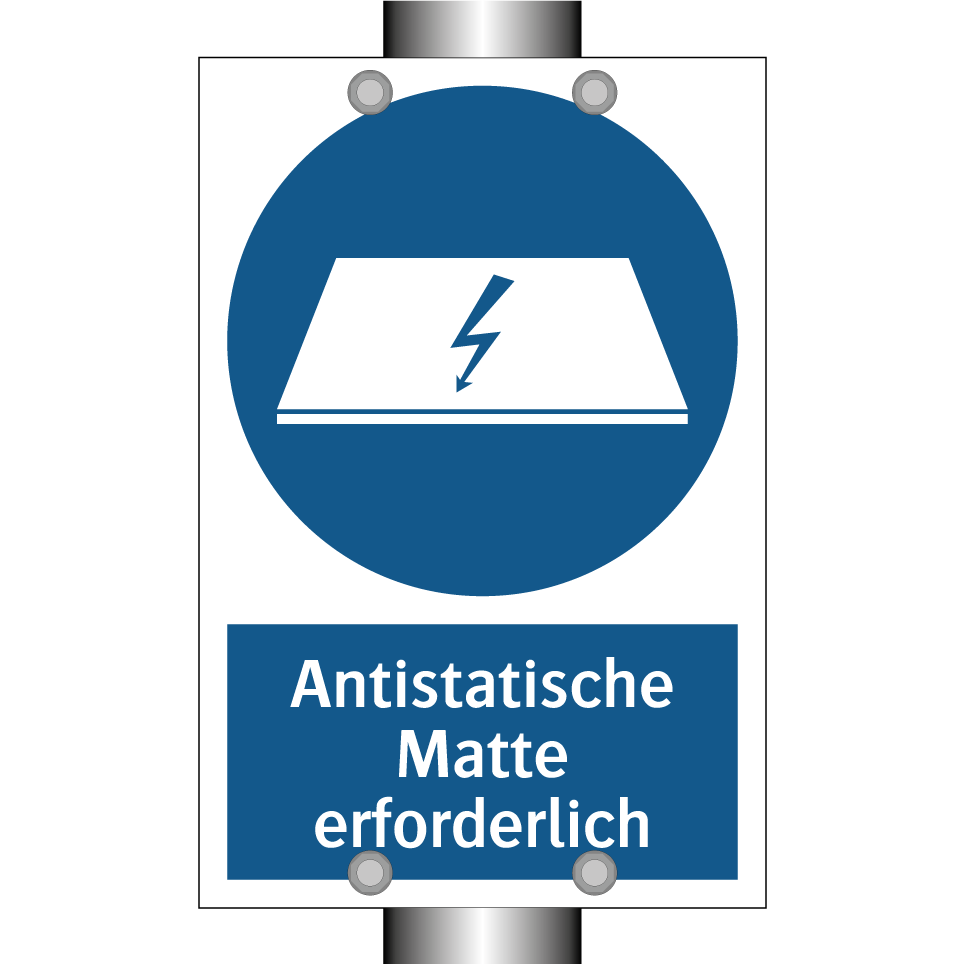 Antistatische Matte erforderlich