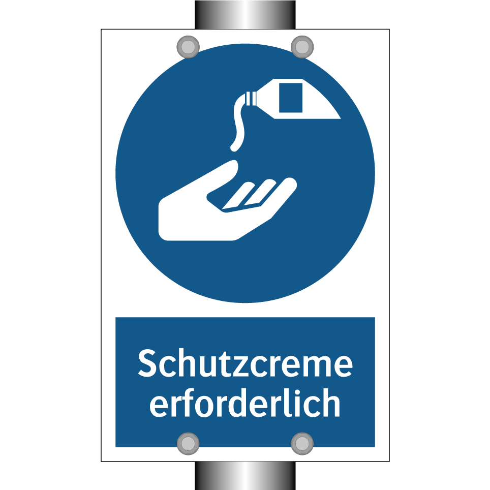Schutzcreme erforderlich