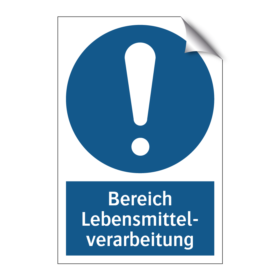 Bereich Lebensmittel- verarbeitung