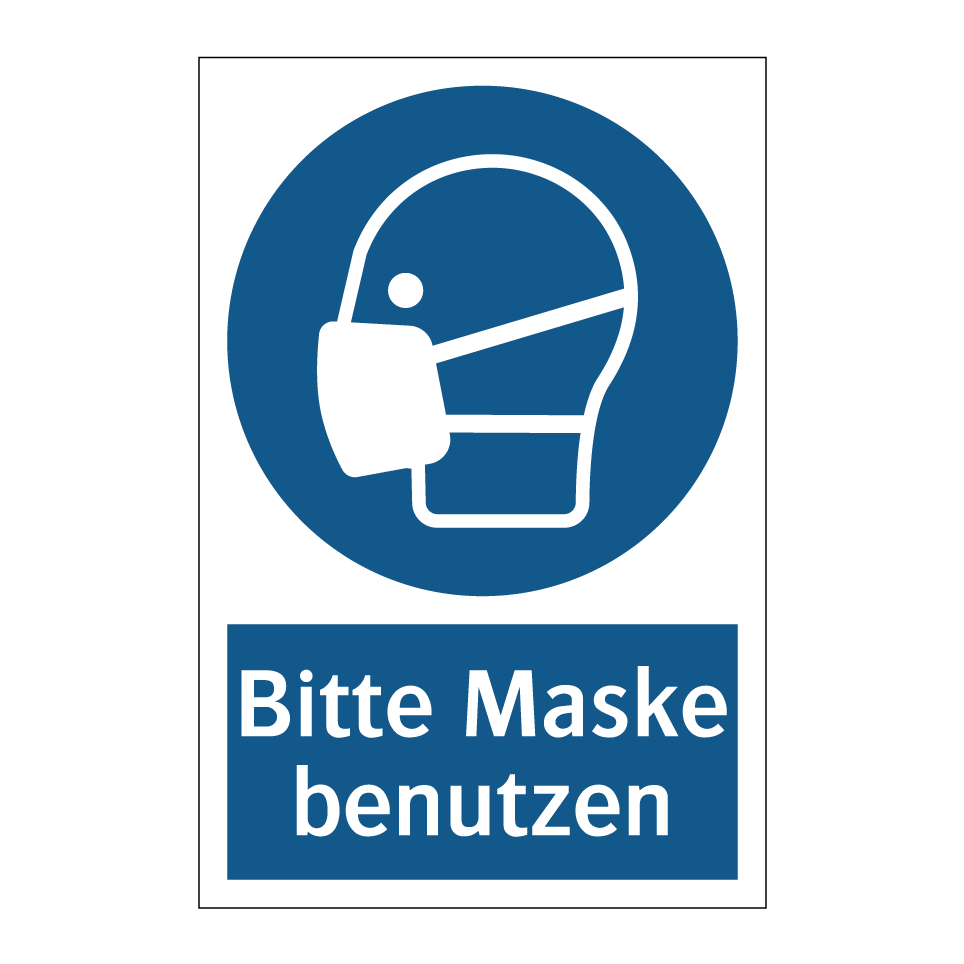 Bitte Maske benutzen