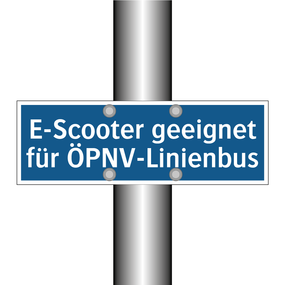 E-Scooter geeignet für ÖPNV-Linienbus