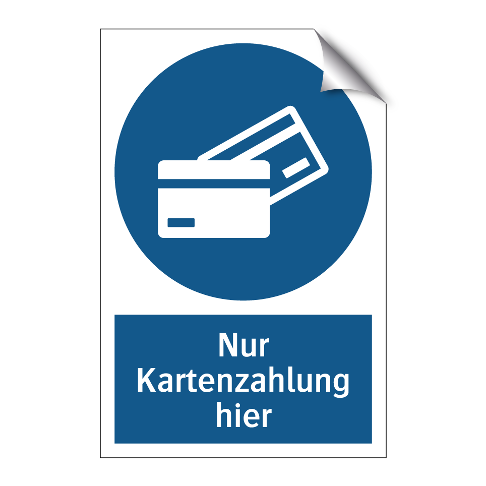 Nur Kartenzahlung hier