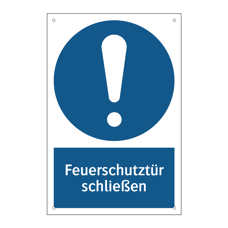 Feuerschutztür schließen