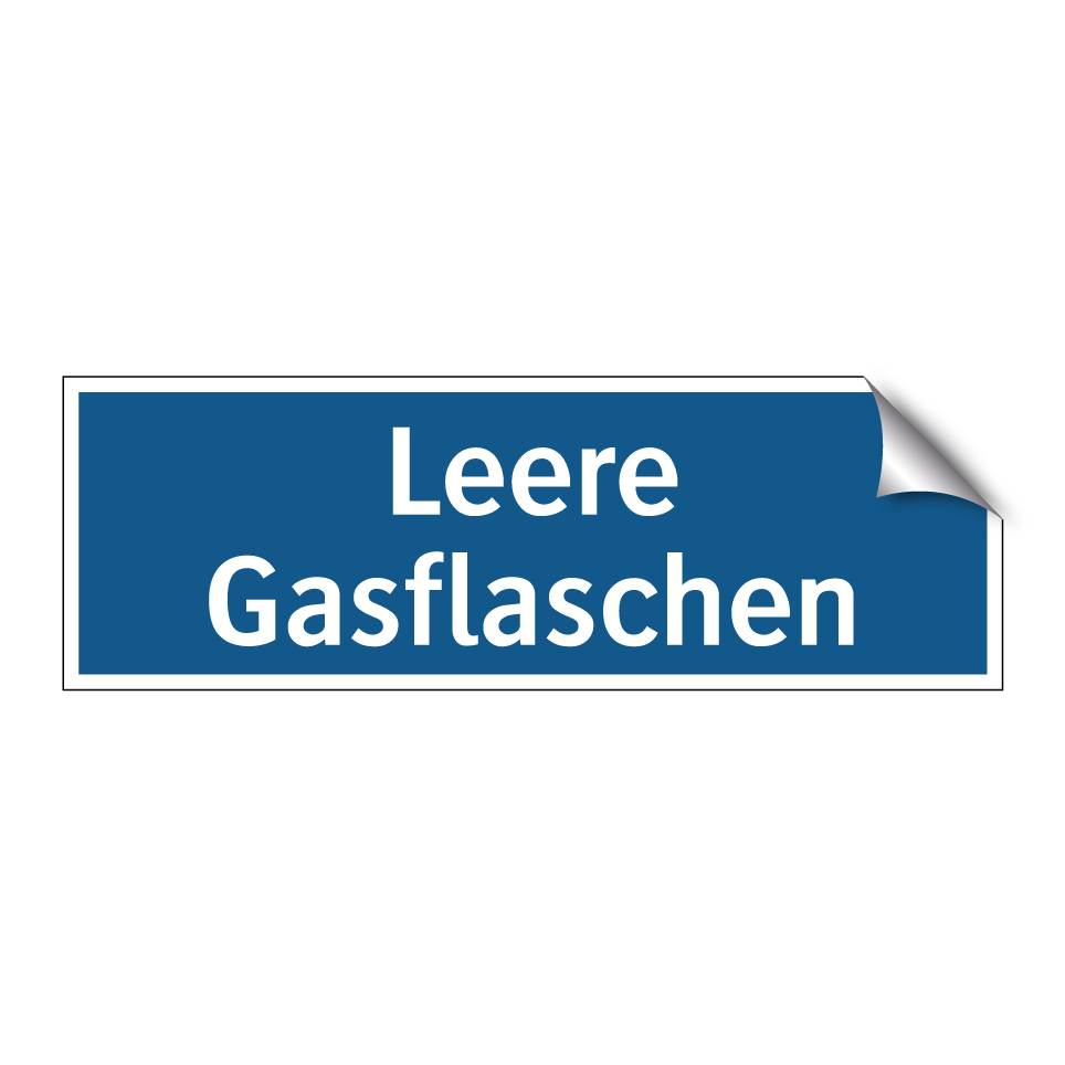 Leere Gasflaschen