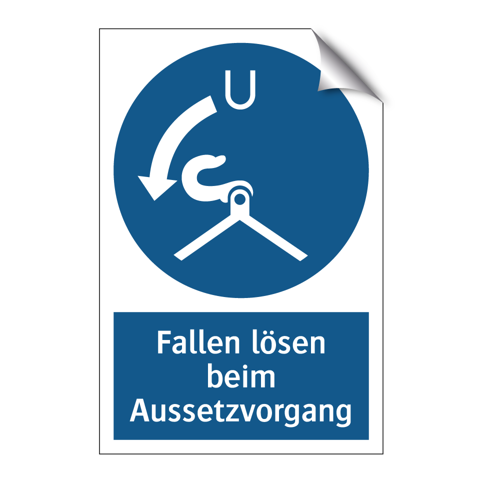 Fallen lösen beim Aussetzvorgang