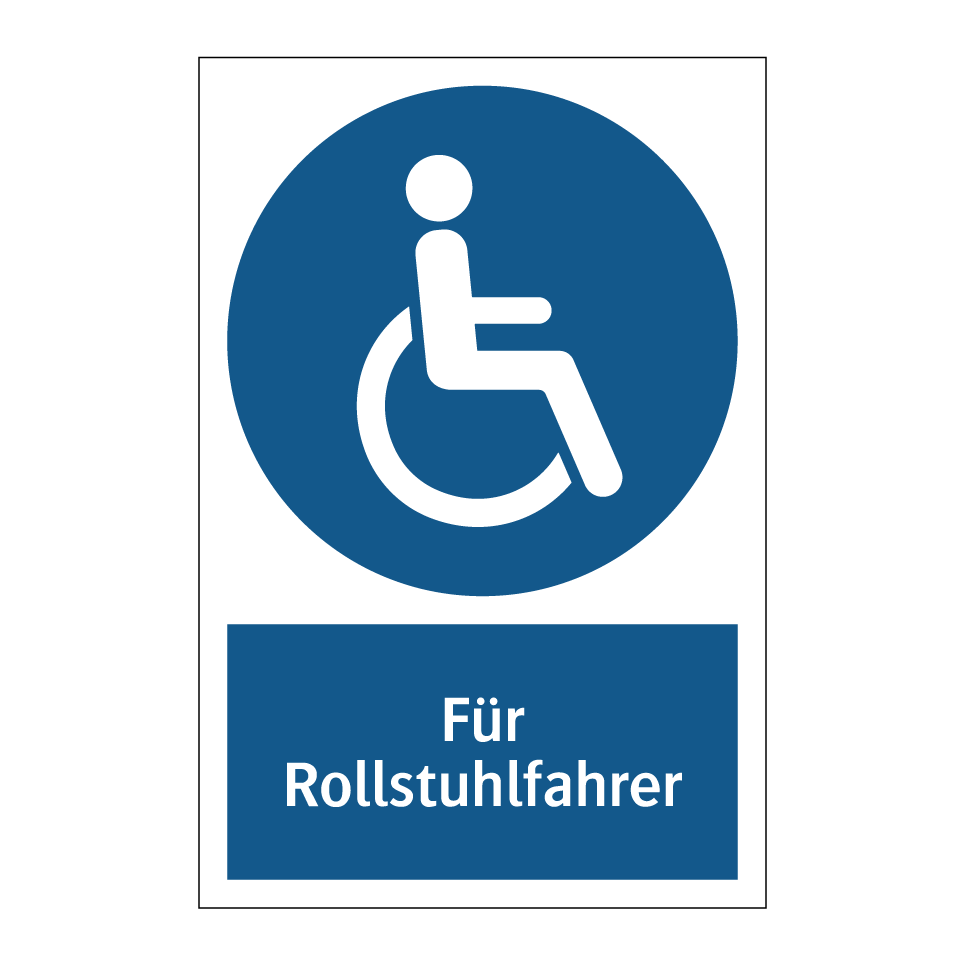 Für Rollstuhlfahrer