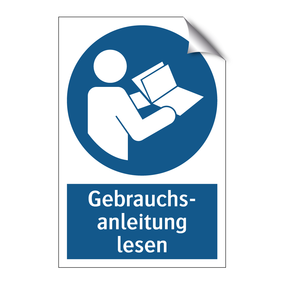 Gebrauchs- anleitung lesen