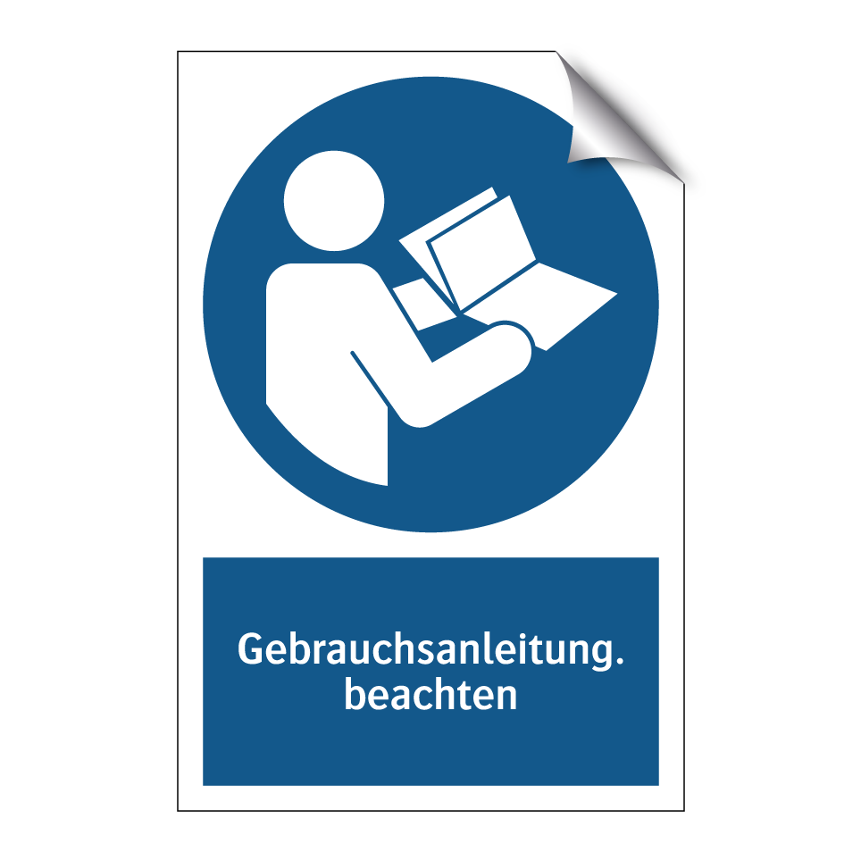 Gebrauchsanleitung. beachten