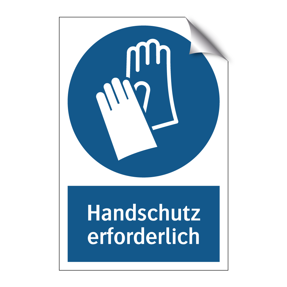 Handschutz erforderlich