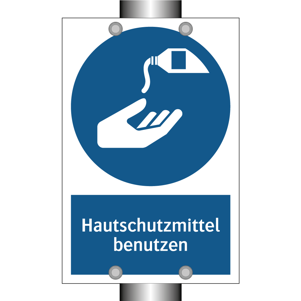 Hautschutzmittel benutzen