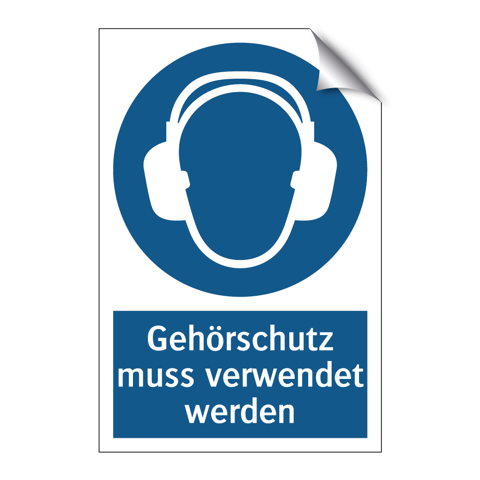Gehörschutz muss verwendet werden