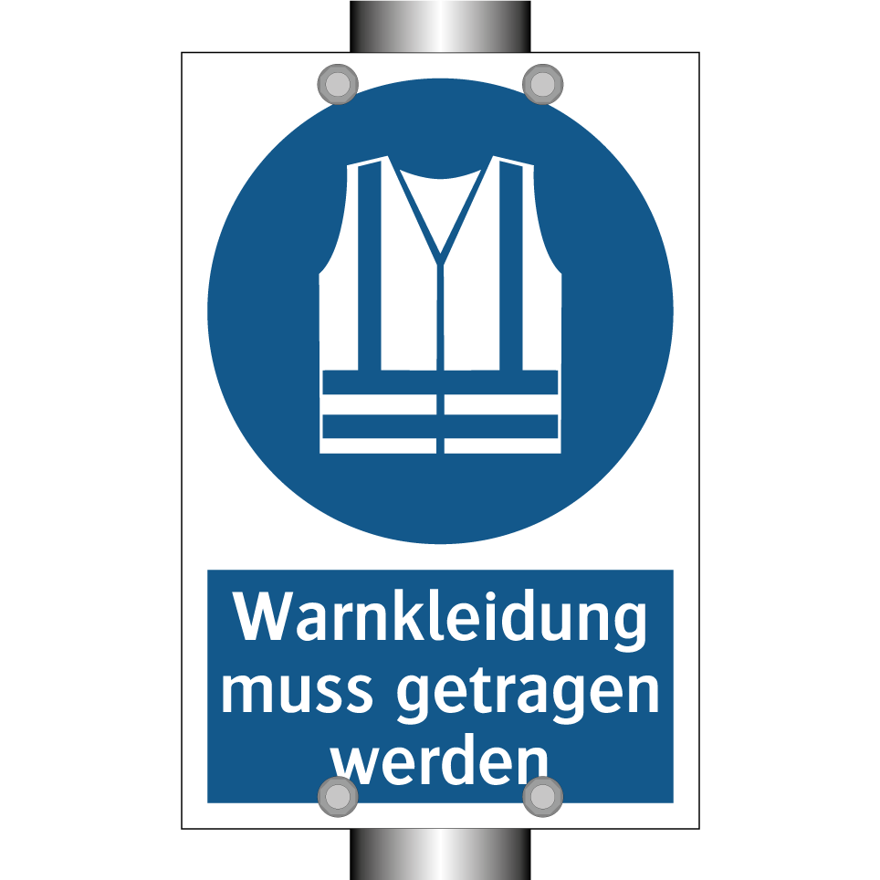 Warnkleidung muss getragen werden