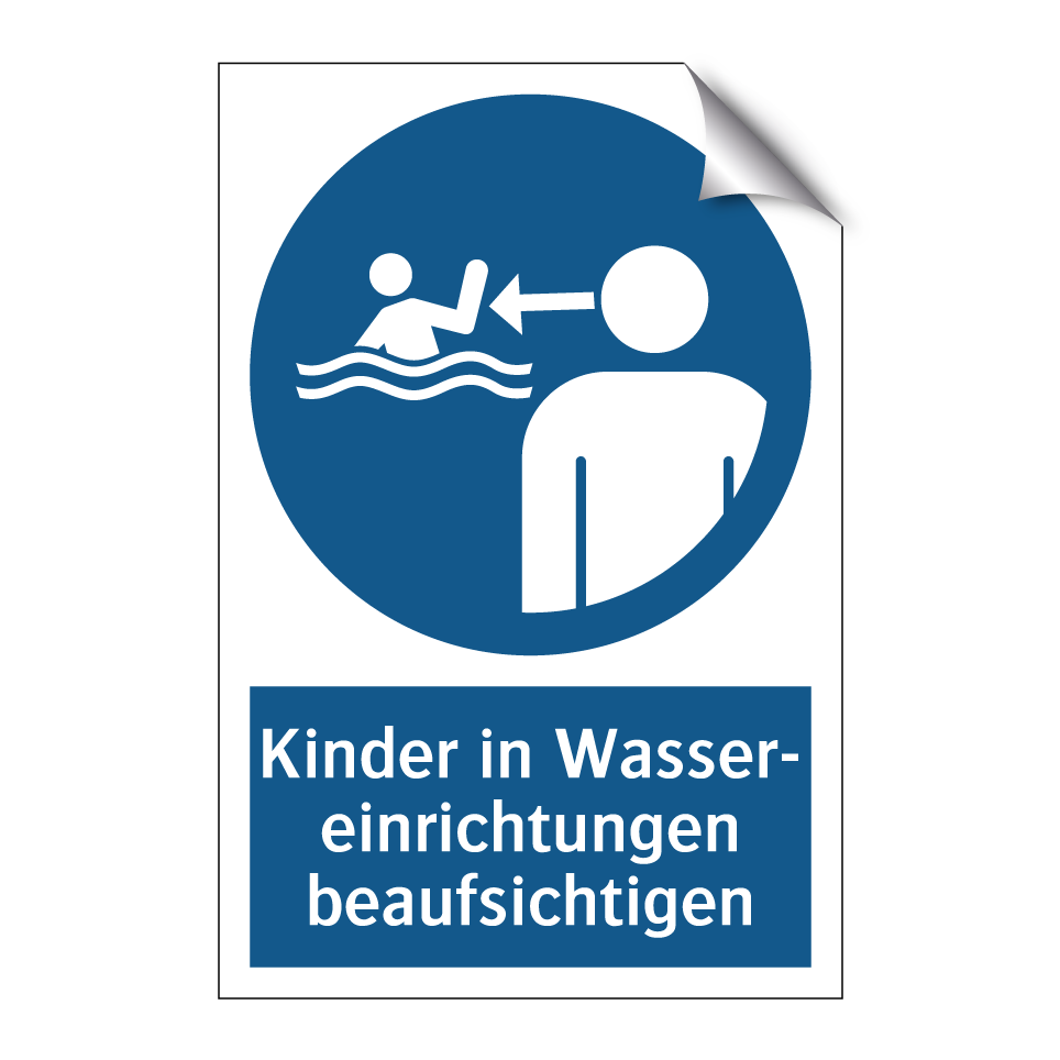 Kinder in Wasser- einrichtungen beaufsichtigen