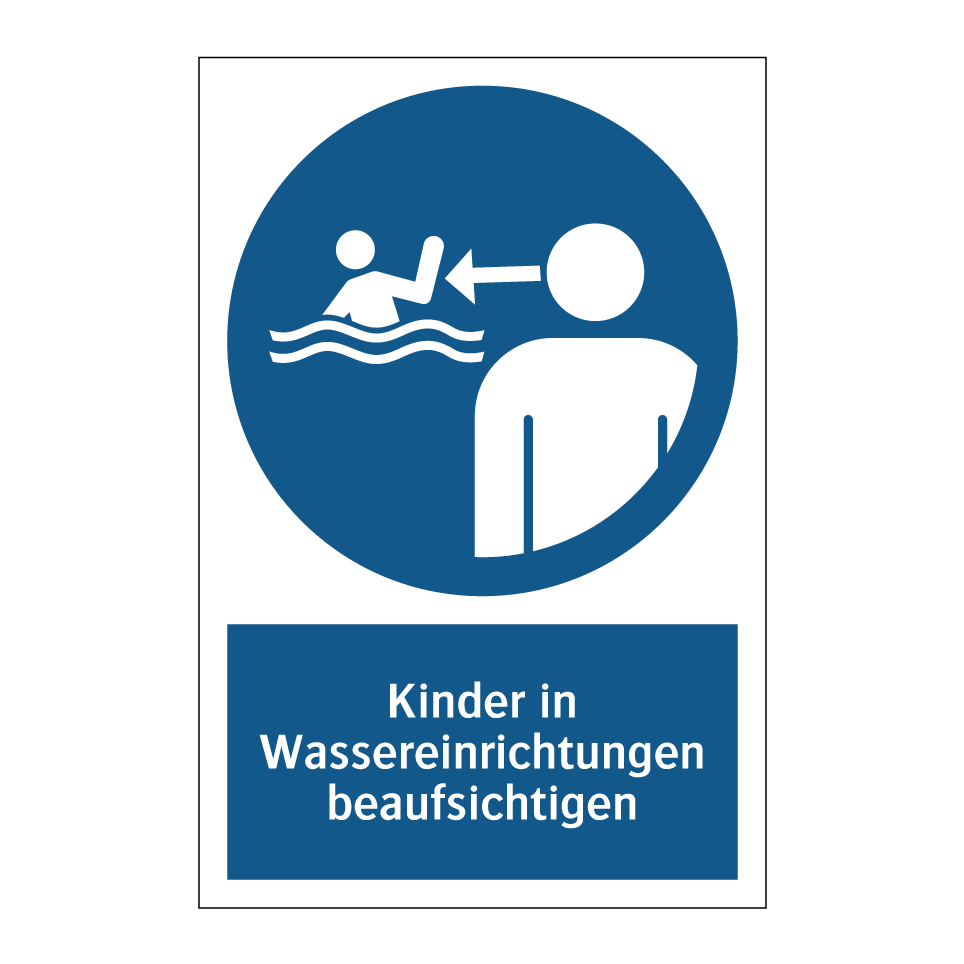 Kinder in Wassereinrichtungen beaufsichtigen