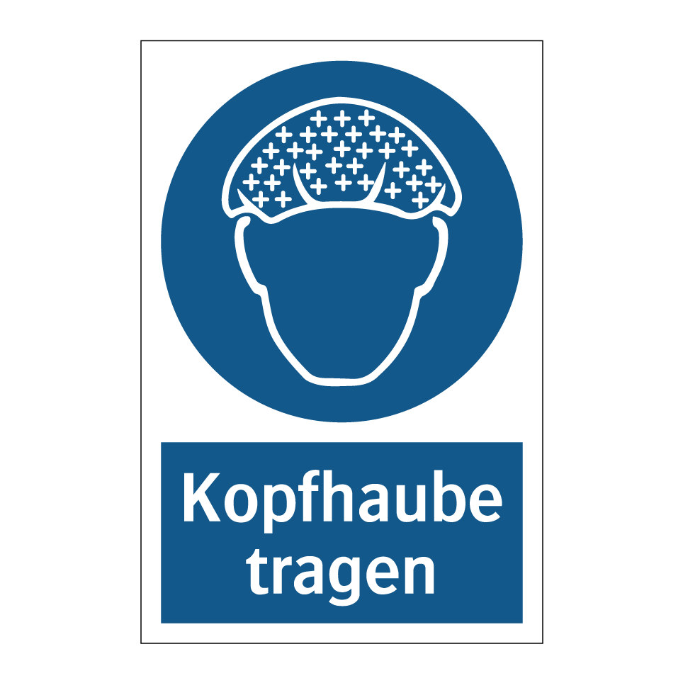 Kopfhaube tragen