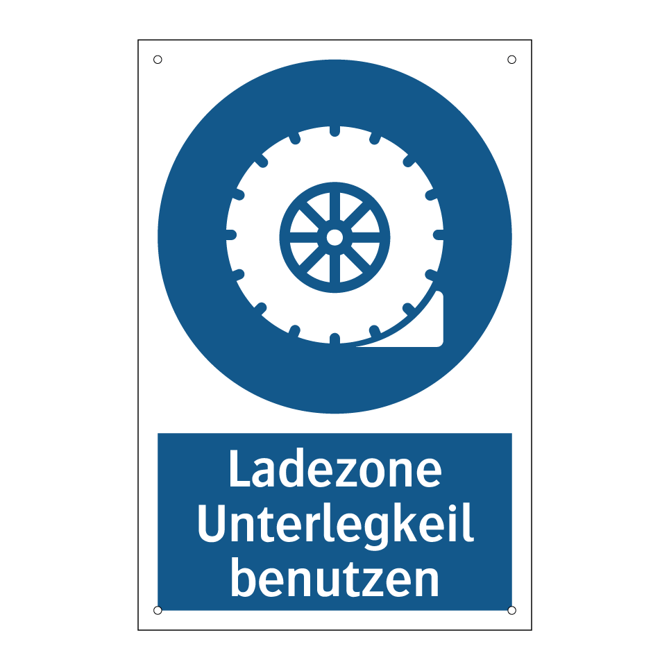 Ladezone Unterlegkeil benutzen