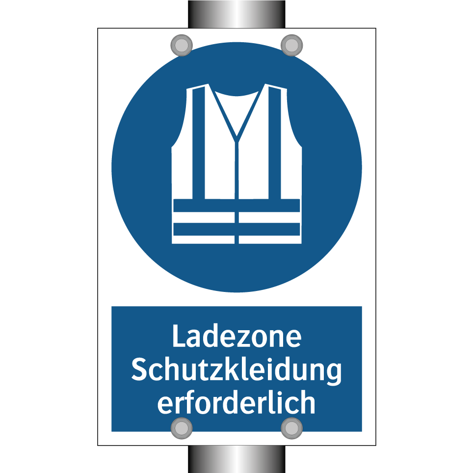 Ladezone Schutzkleidung erforderlich