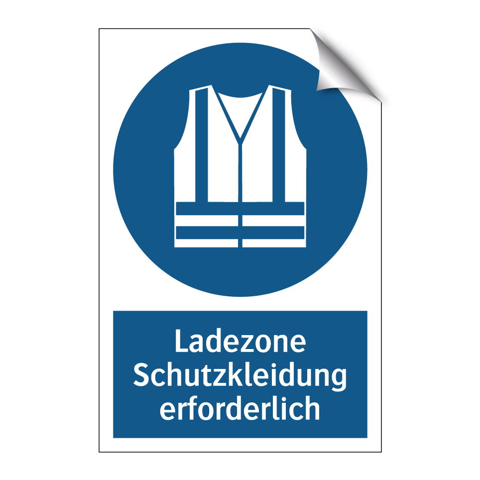 Ladezone Schutzkleidung erforderlich