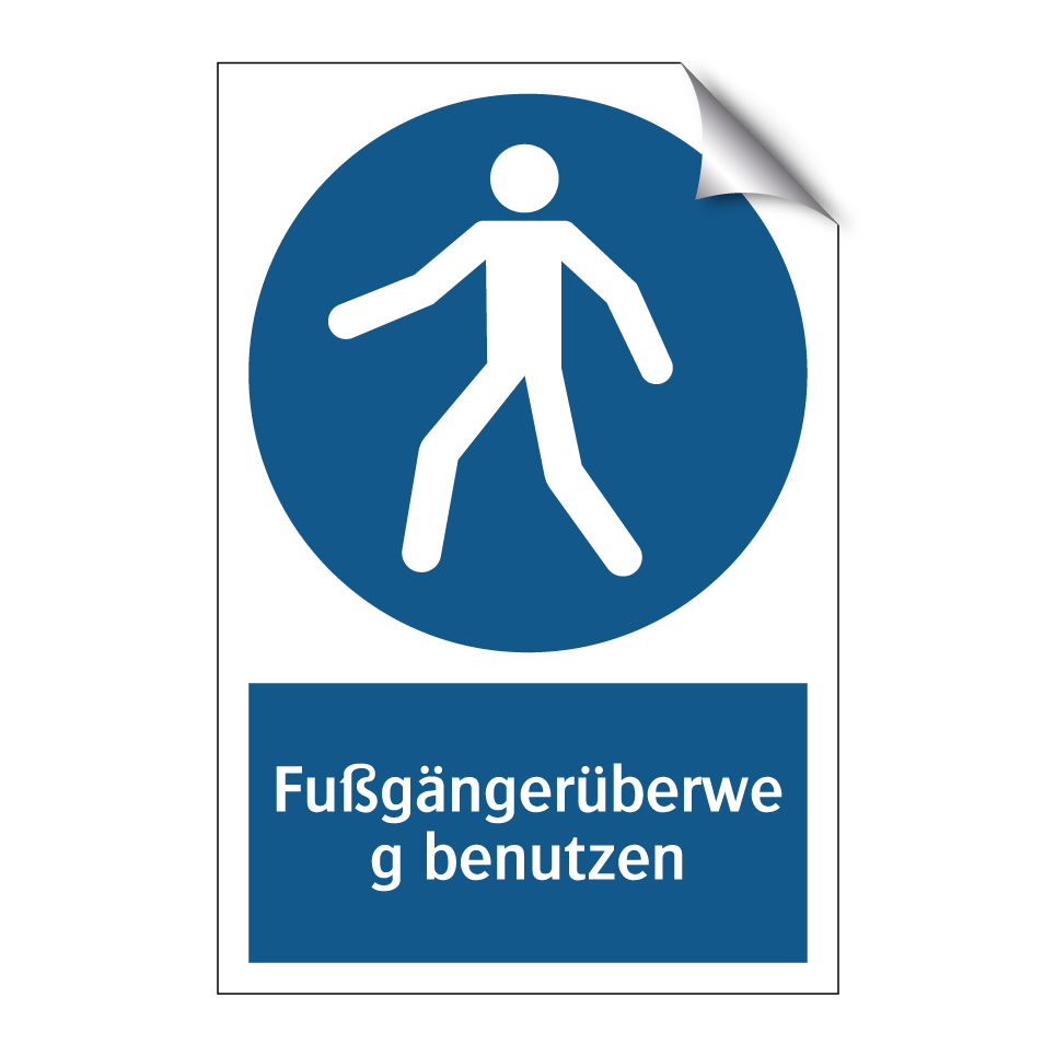 Fußgängerüberweg benutzen
