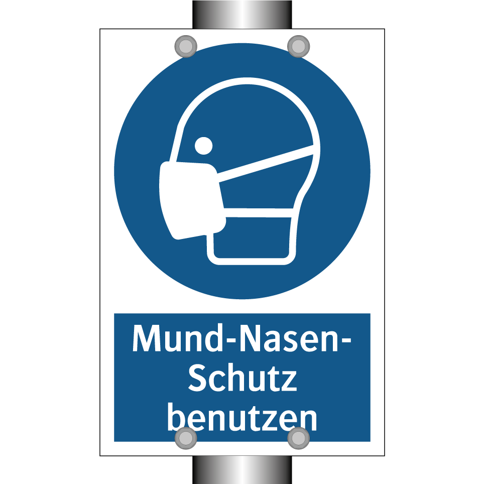 Mund-Nasen- Schutz benutzen