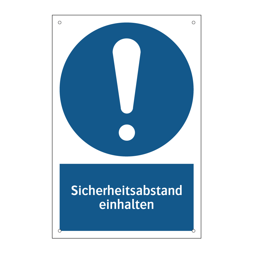 Sicherheitsabstand einhalten