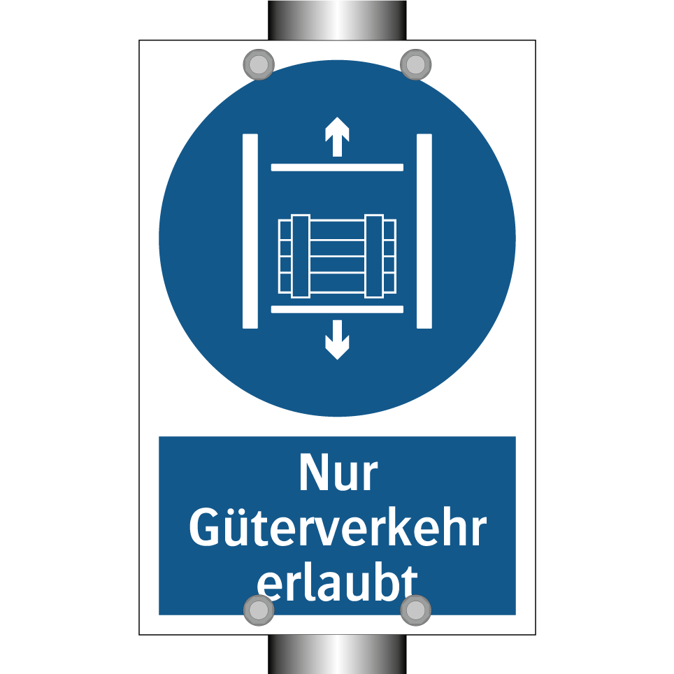 Nur Güterverkehr erlaubt