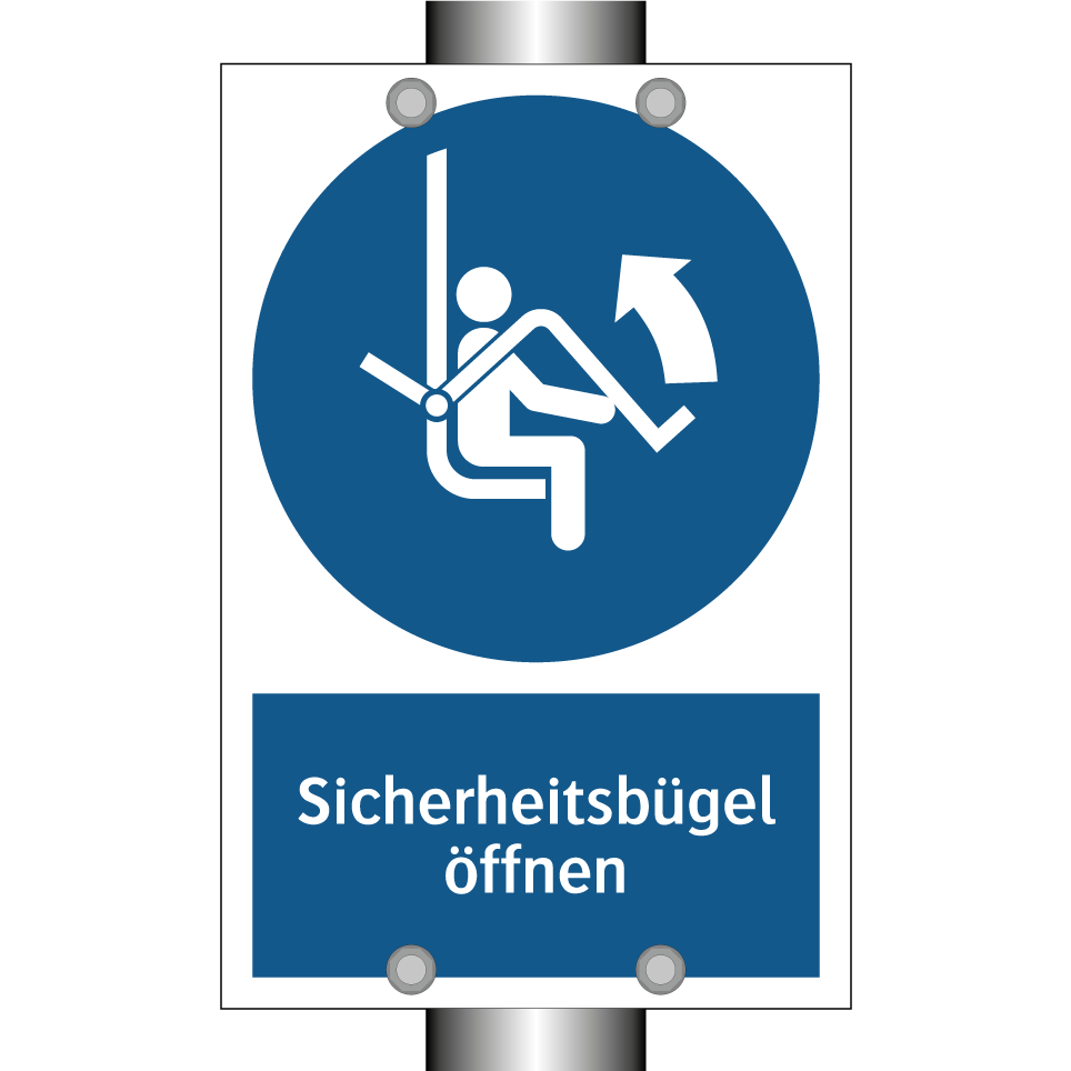 Sicherheitsbügel öffnen