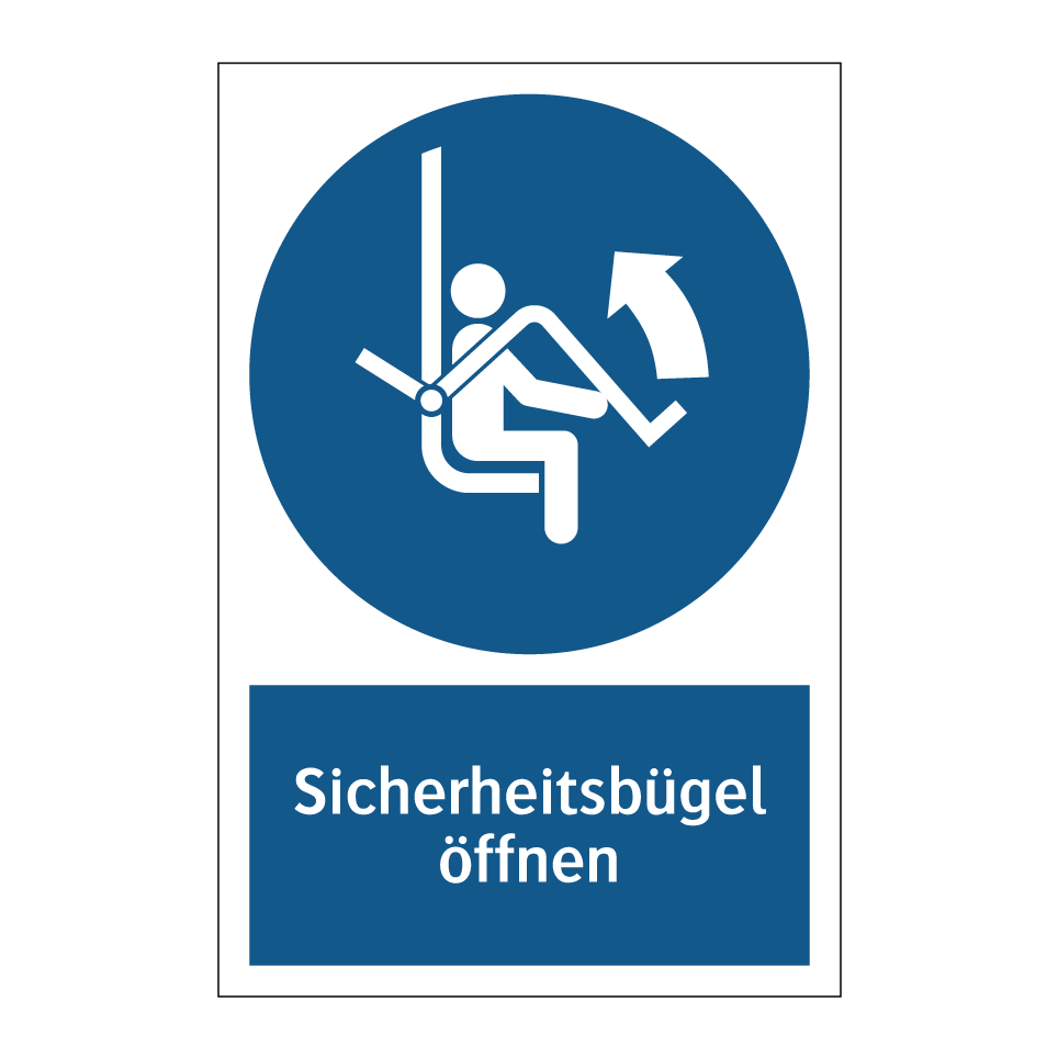 Sicherheitsbügel öffnen