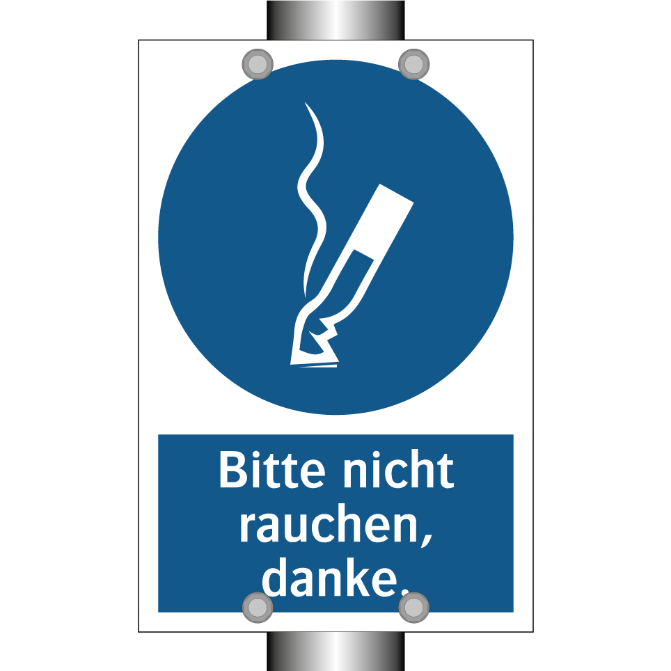 Bitte nicht rauchen, danke.