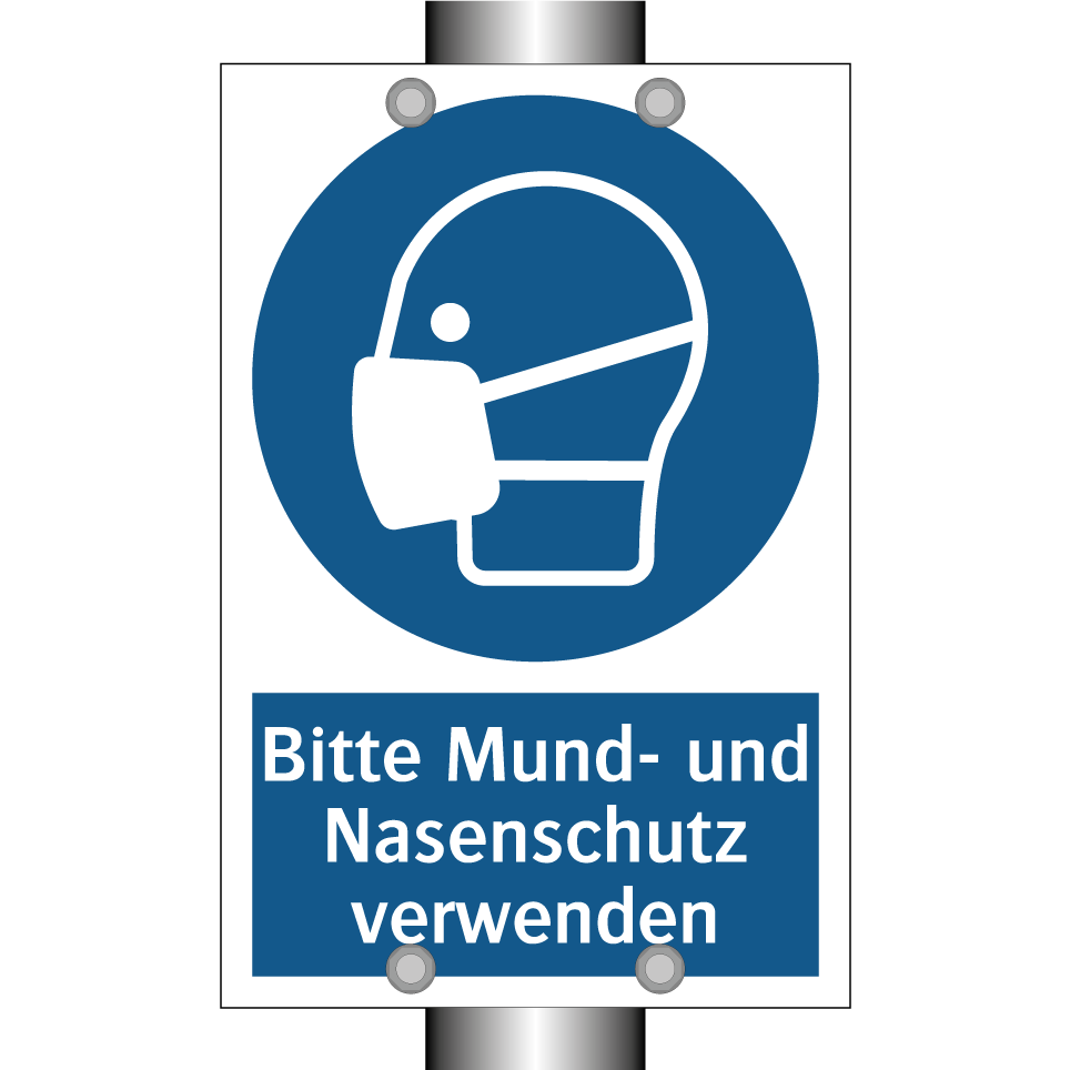 Bitte Mund- und Nasenschutz verwenden