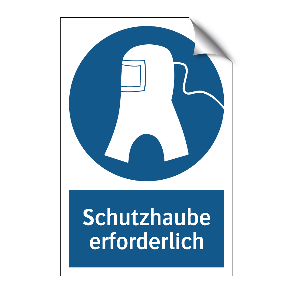 Schutzhaube erforderlich