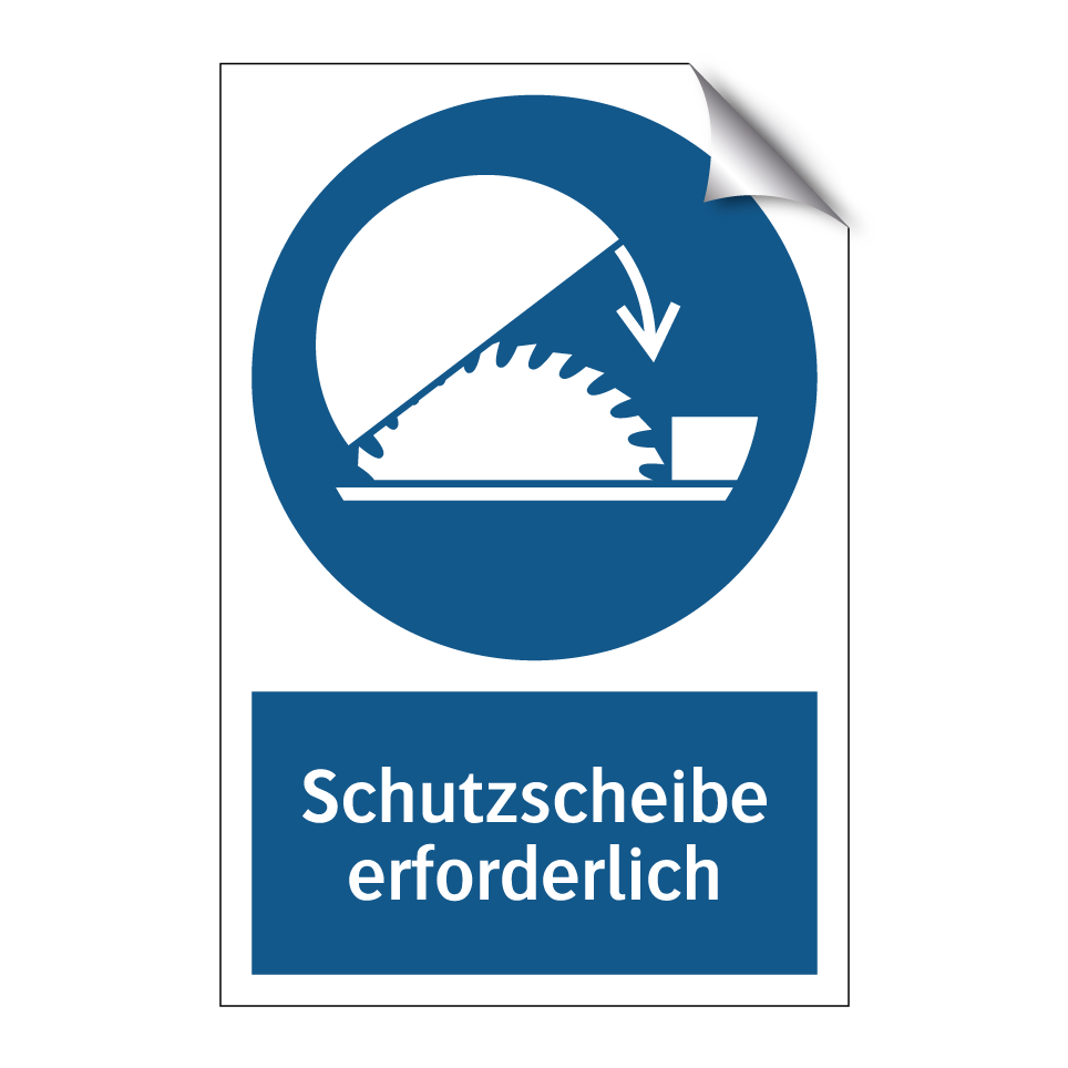 Schutzscheibe erforderlich