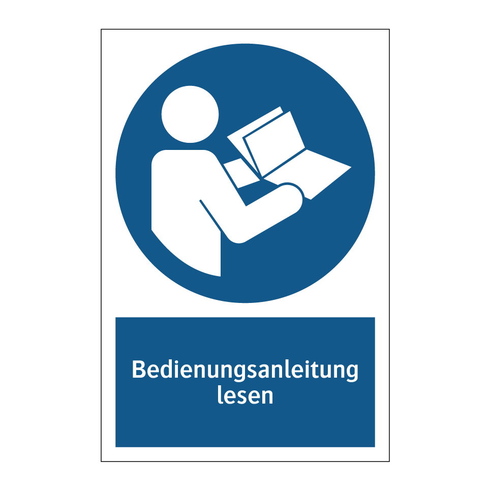 Bedienungsanleitung lesen