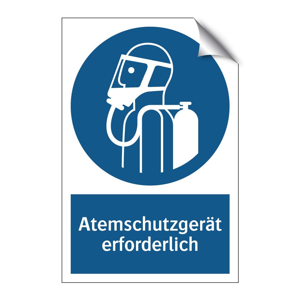 Atemschutzgerät erforderlich