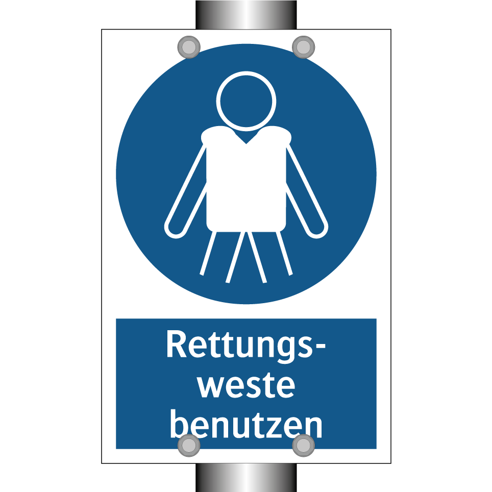 Rettungs- weste benutzen