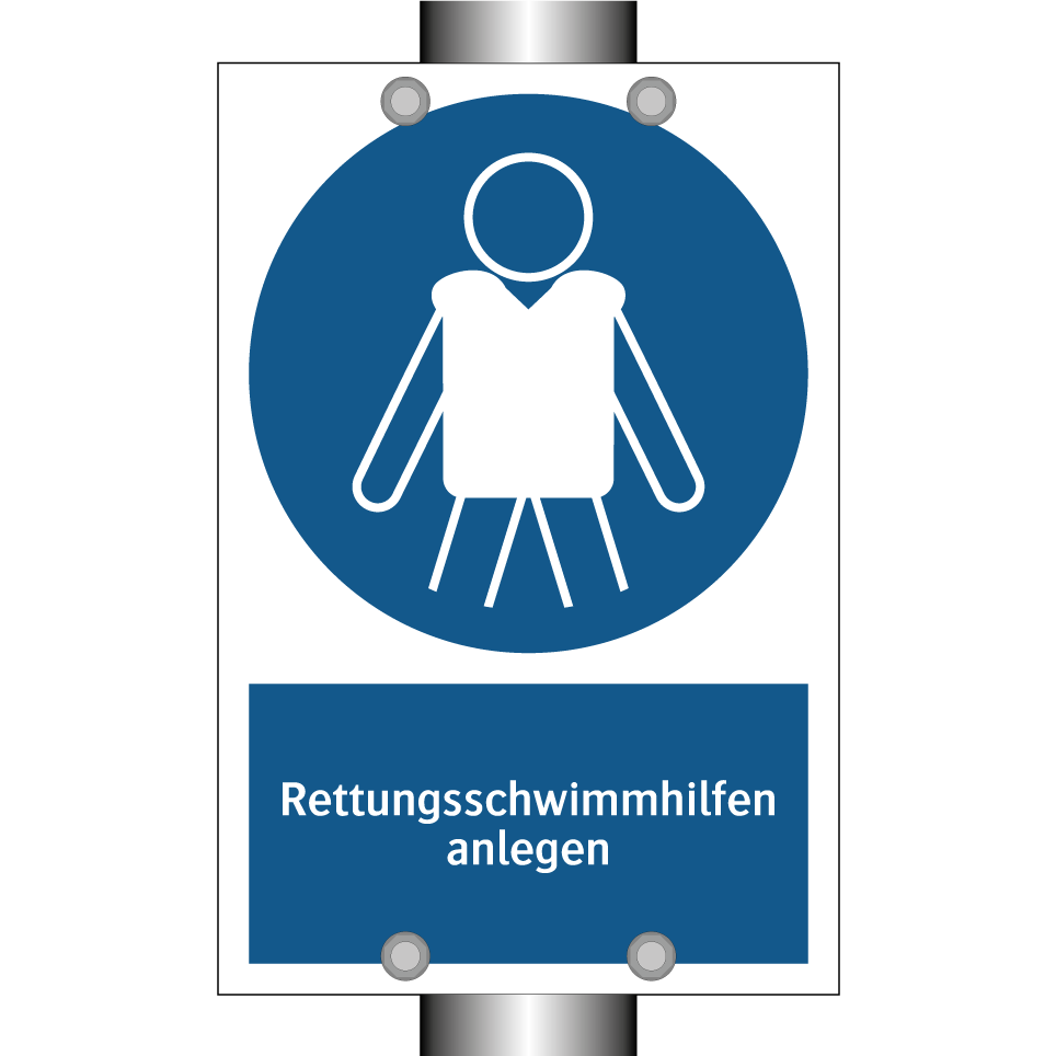 Rettungsschwimmhilfen anlegen