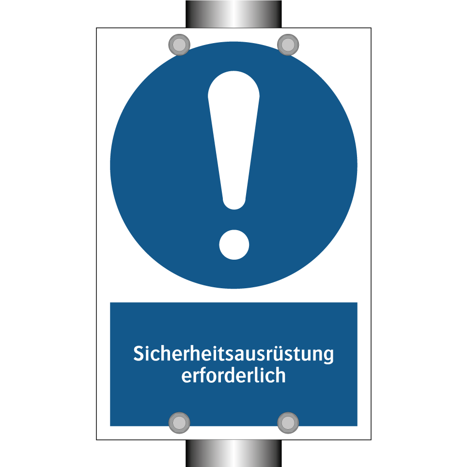 Sicherheitsausrüstung erforderlich