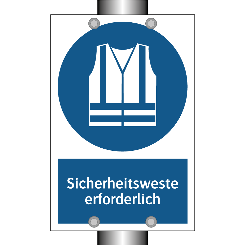 Sicherheitsweste erforderlich