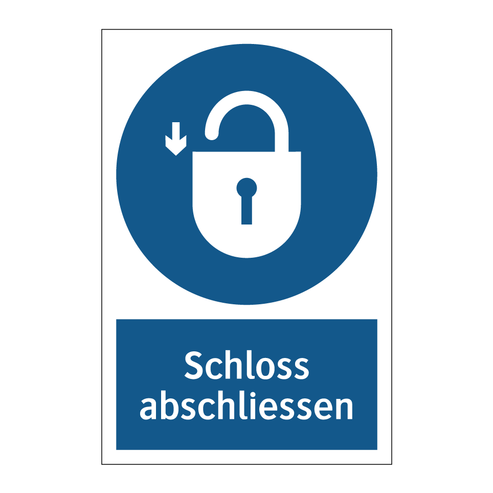 Schloss abschliessen