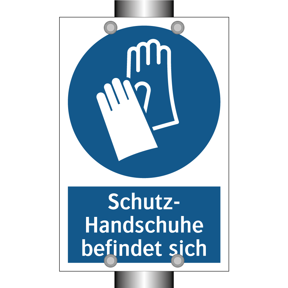 Schutz- Handschuhe befindet sich