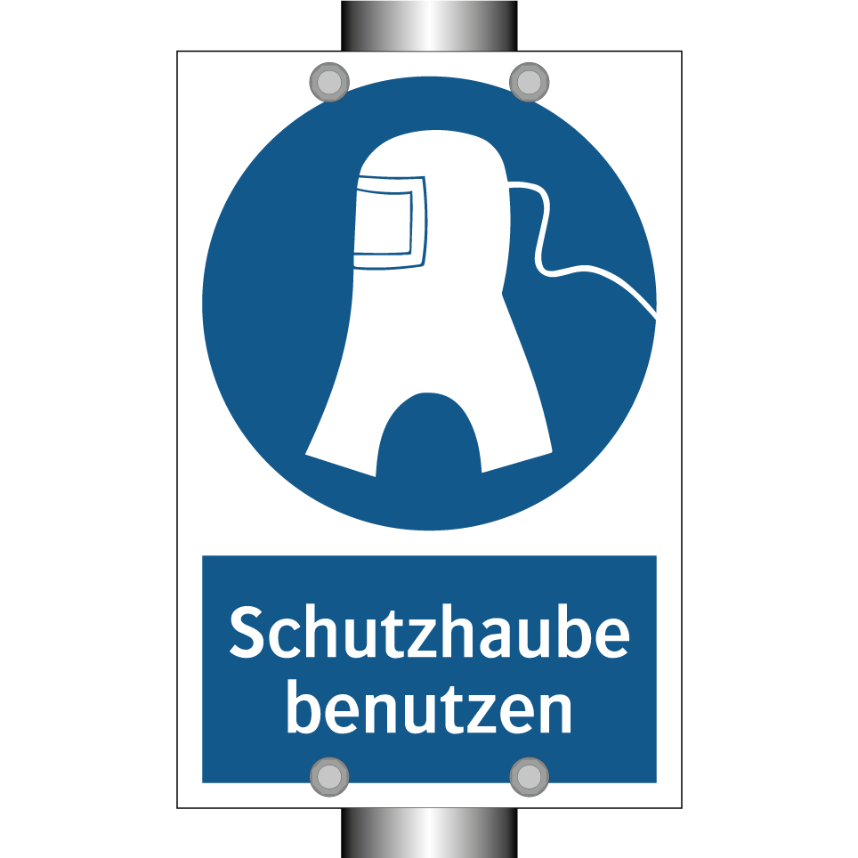 Schutzhaube benutzen