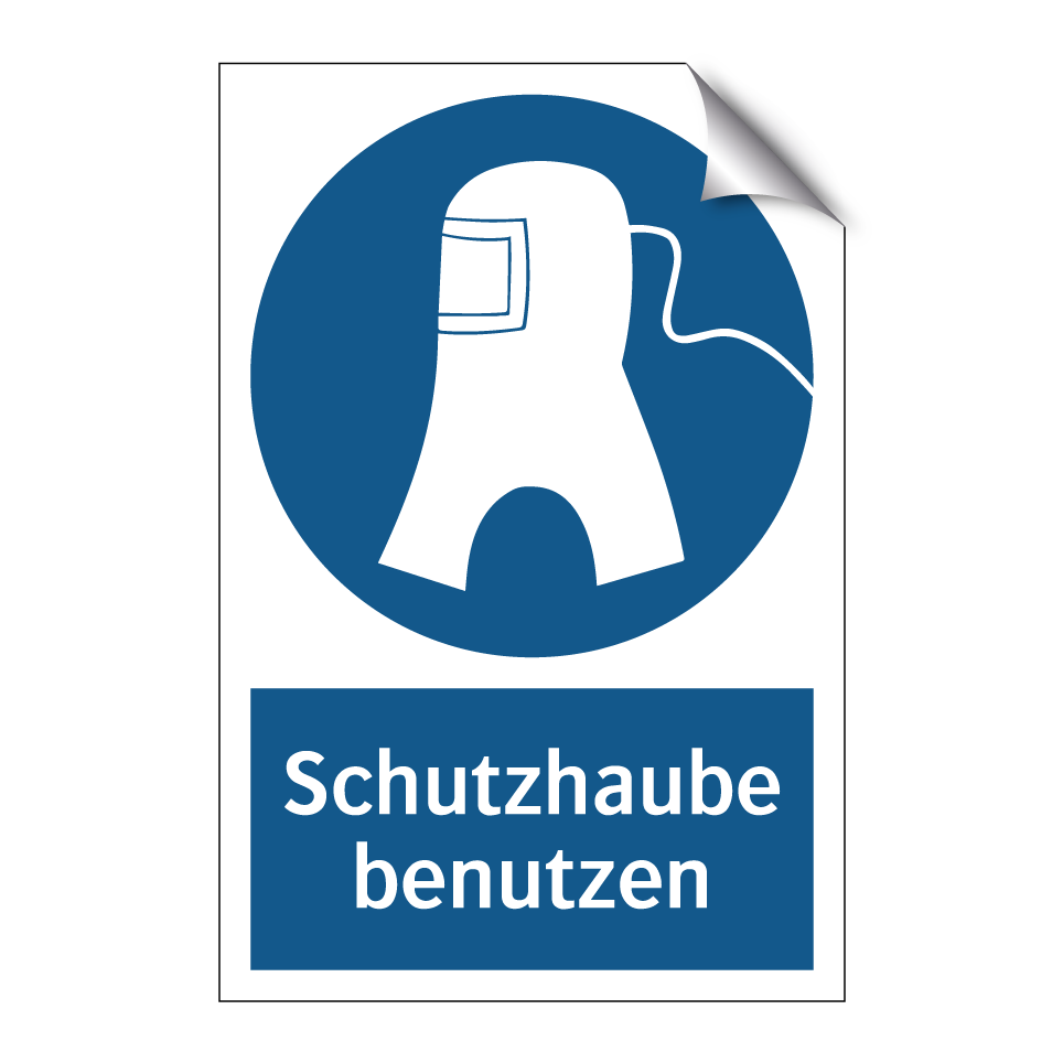Schutzhaube benutzen