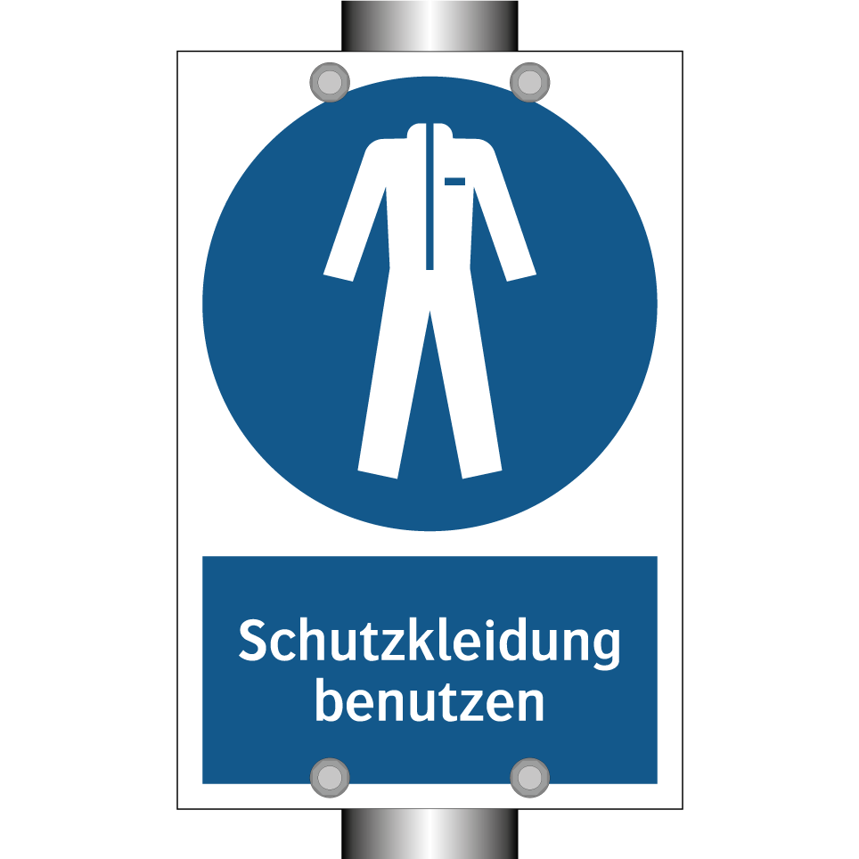 Schutzkleidung benutzen