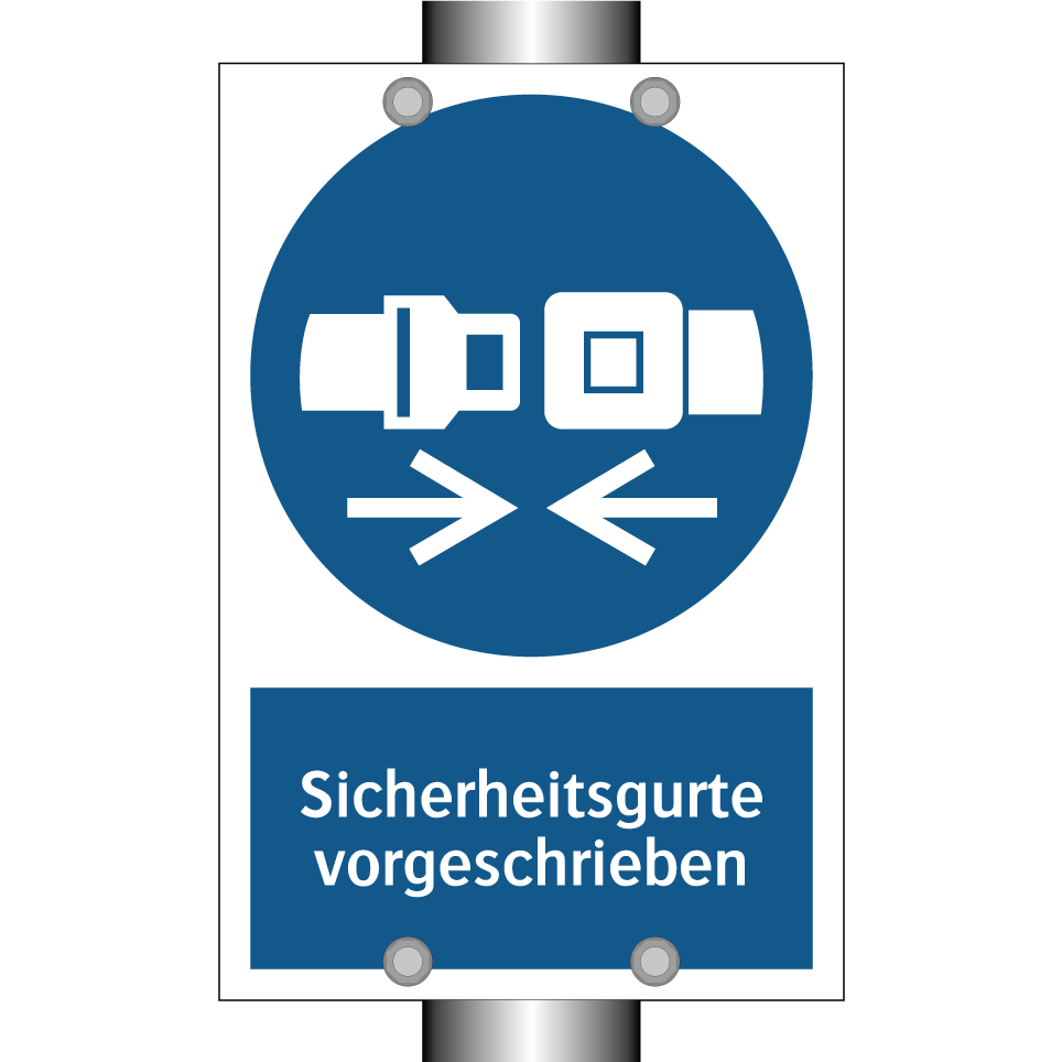 Sicherheitsgurte vorgeschrieben