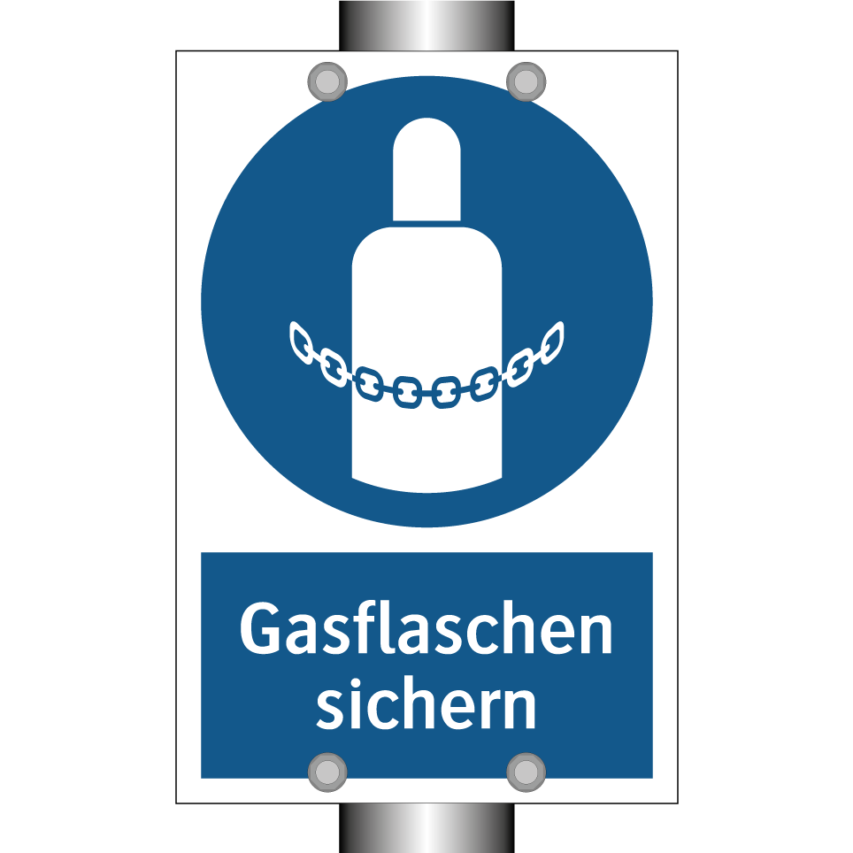 Gasflaschen sichern