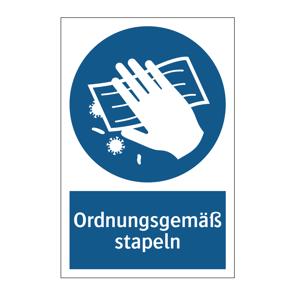 Ordnungsgemäß stapeln