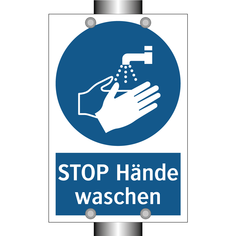 STOP Hände waschen