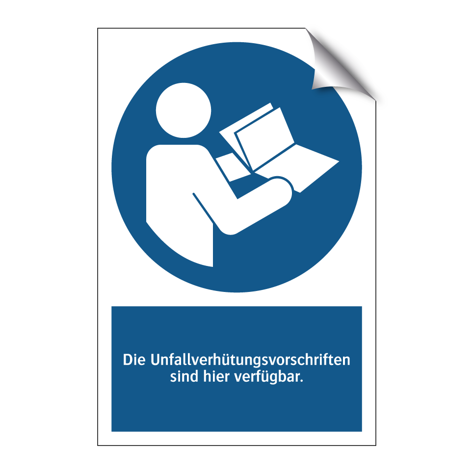 Die Unfallverhütungsvorschriften sind hier verfügbar.