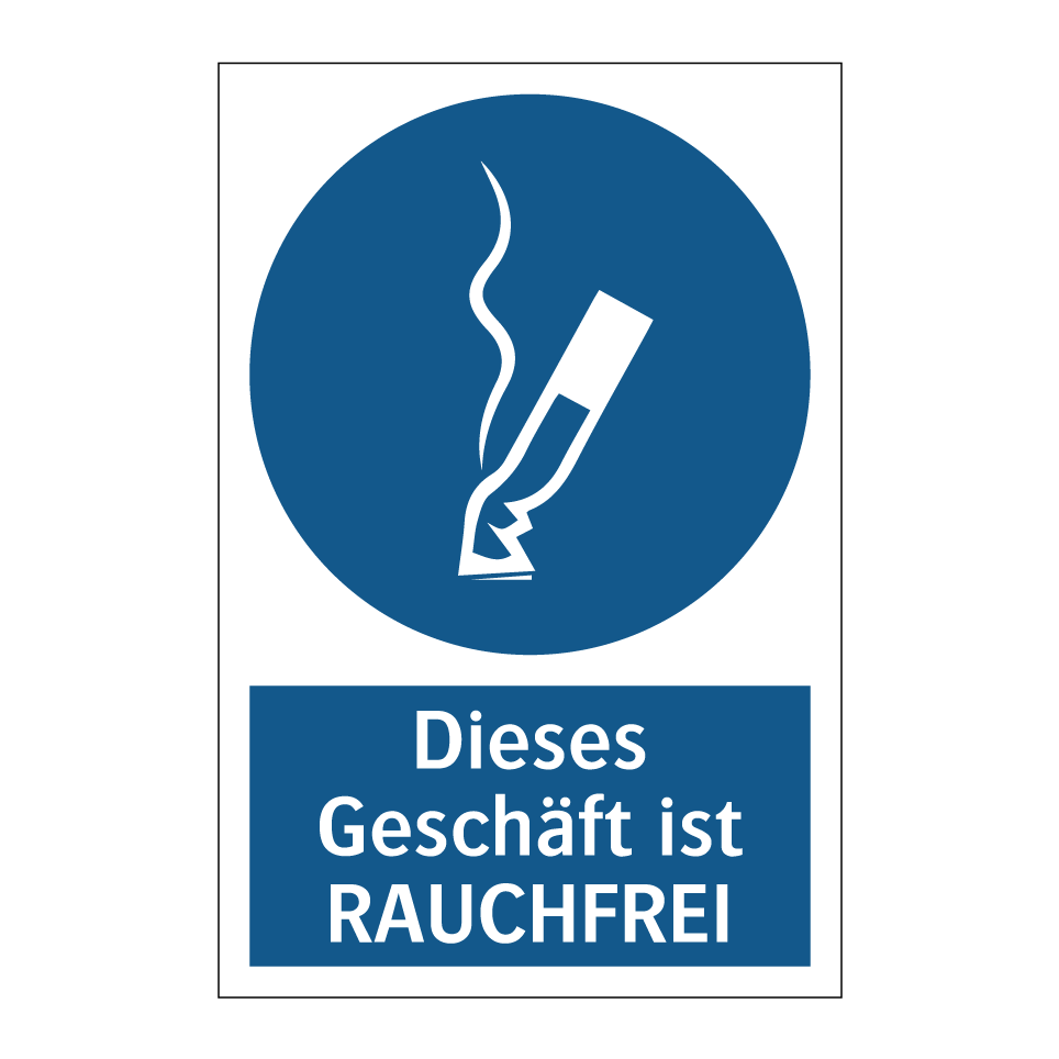 Dieses Geschäft ist RAUCHFREI