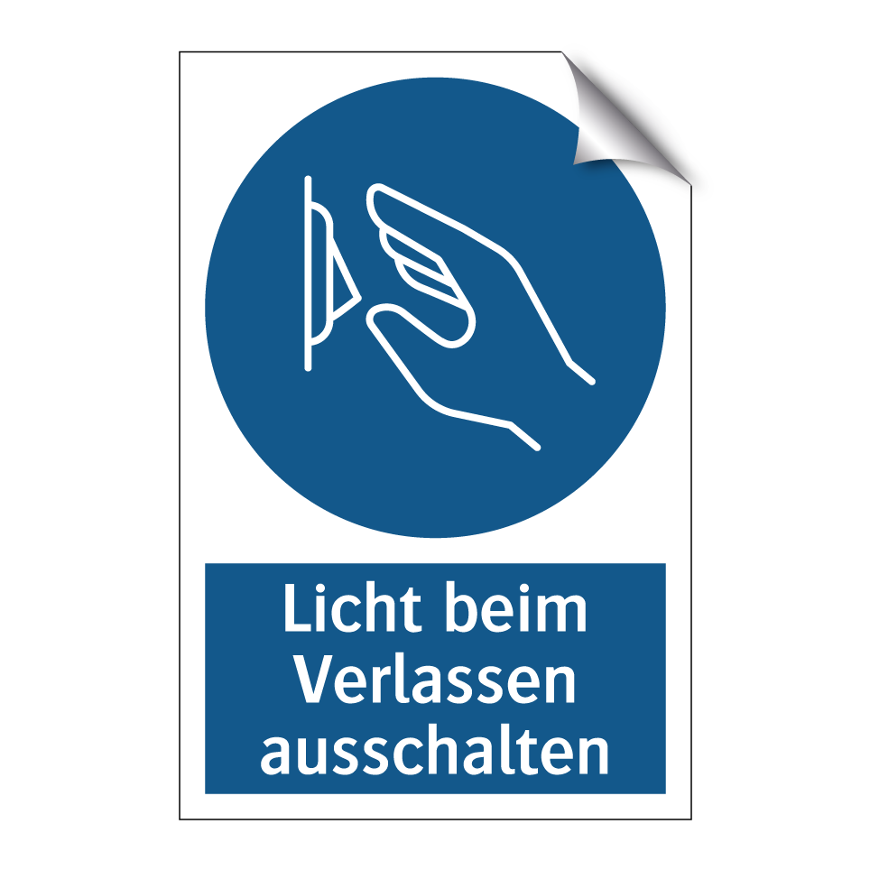 Licht beim Verlassen ausschalten